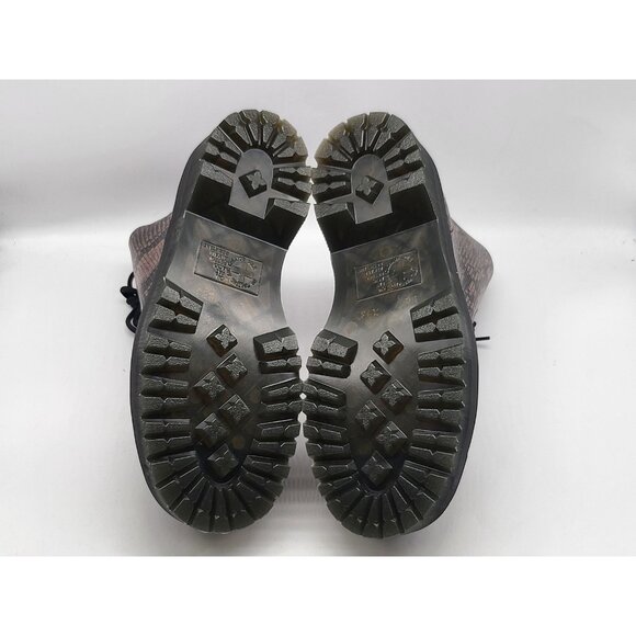 Dr. Martens Sinclair Boots Womens Size 8 Purple Snake Platform Zip Lace Up Shoes - Picture 7 of 10